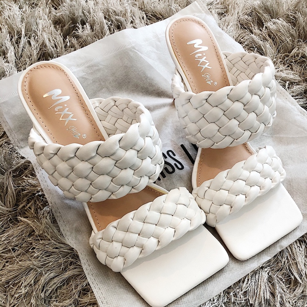 Miss Lola Squared Toe Heels